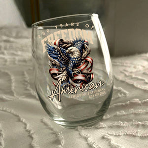 250 Years Of Freedome America Wine Glass TH10 894543