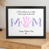 Personalized Floral Mom Handprint Picture Frame – Mother’s Day Keepsake Gift HO82 901590