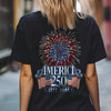 America 250 Firework Back Shirt TH10 894639