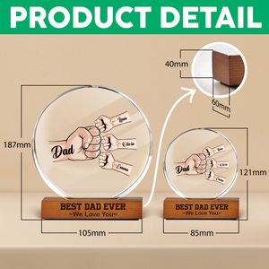 Best Dad Ever We Love You Acrylic Frame Block TH10 894057