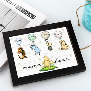 Custom Mama Grandma Bear With Kids Picture Frame Gift For Mother’s Day HO82 893530