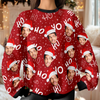 Custom Funny Face Christmas Ugly Sweater Family Gift For Family HA75 892894