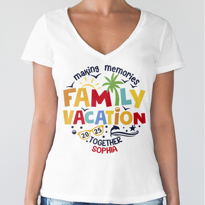 Personalized Family Vacation 2025 Making Memories Together Light Shirt LM32 893813