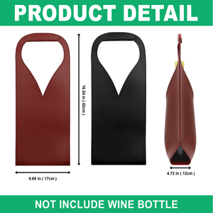 Custom Photo The Man The Myth The Dog Father Leather Wine Bag HA75 892906