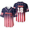 Personalized USA Patriotic Baseball Jersey Shirt Gift For 4th of July Independence Day HO82 894192