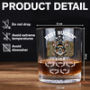 Best Buckin' Dad Hunter Whiskey Glass Personalized Gift For Hunter, Dad HO82 893806