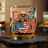 Custom Photo Best Dog Dad, Best Scooper Whiskey Glass Gift For Father's Day, Dog Lovers HO82 894032
