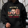 Custom Kid Photo - Dad, The Man The Myth The Legend Dad Shirt HA75 892416