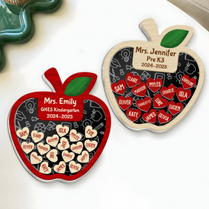 Personalized Thank You Teacher Acrylic Apple Shaking Magnet Gift From Student HO82 894264