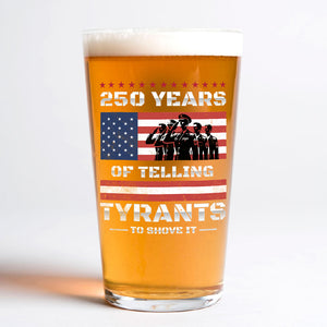 250 Years USA 250th Anniversary America Celebration Beer Glass CH07 896748
