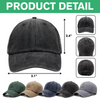 Personalized Basketball Player Silhouette Sport Washed Denim Baseball Cap LM32 893977
