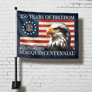 250 Years of Freedom American, Patriotic Eagle American Car Flag HO82 900930