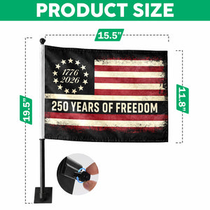 Small Parades 250 Years American Betsy Ross Car Flag HO82 900958