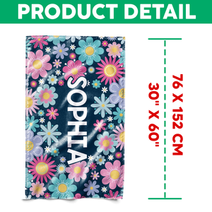 Personalized Beach Towel - Vacation Gear - For Beach, Pool, Camp, Vacation - Customize with Name HO82 894160