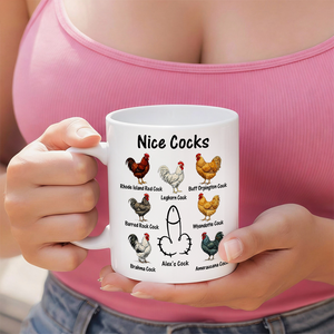 Personalized Nice Cocks Coffee Mug Naughty Valentine's Day Funny Gift for Men Husband Boyfriend CH07 899752