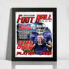 Custom Photo Football Magazine Picture Frame Gift for American Football Fans LM32 897923