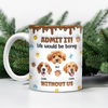 Custom Photo Dog Mom Dad Life Must Have Us - Personalized Custom 3D Inflated Effect Mug HO82 894422