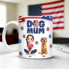 Custom Dog Mom & 3D Dog US Flag Personalized 3D Inflated Effect Printed Mug HA75 920566