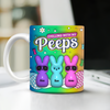 Custom Name Chilling With My Peeps 3D Inflated Effect Mug For Easter CH07 910294