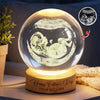 Custom Photo Happy Father's Day Crystal Ball LED Night Light LM32 669079