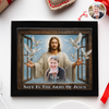 Custom Photo Safe In The Arms Of Jesus Memorial Picture Frame LM32 893901