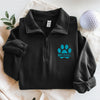 Personalized Name Embroidered Golf Quarter Zip Sweater For Dog Cat Lovers HA75 898626