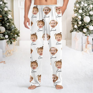 Custom Pet Portrait Pajama Pants – Personalized Dog/Cat/Person Photo & Name Gift TH10 894973