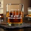 Life Is Full Of Important Choices Rock Glass Gift For Golfer TH10 898217