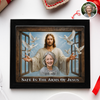 Custom Photo Safe In The Arms Of Jesus Memorial Picture Frame LM32 893901