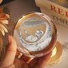 Custom Photo Happy Father's Day Crystal Ball LED Night Light LM32 669079