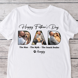 Custom Photo Happy Father's Day - The Man The Myth The Snack Dealer Dad Shirt HA75 892446