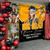 Personalized She Dit It Big Grad Backdrop Graduation Party Decor LM32 899497