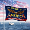 Custom Family Name America 250th Anniversary Eagle 1776-2026 House Flag HO82 901598