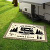 Making Memories One Campsite At A Time Personalized Patio Rug TH10 894241