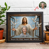 Custom Photo Safe In The Arms Of Jesus Memorial Picture Frame LM32 893901