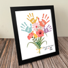 Personalized Love You Bunches Flower Handprint Picture Frame Mother's Day Gift HA75 920692