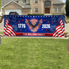 Personalized Family Name 1776-2026 250 Years Birthday America Flag Eagle Patriotic Banner HA75 898780
