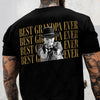 Personalized Vintage Photo Dad, Mom, Grandpa, Grandma Family Front & Back Dark Shirt HA75 921596