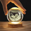 Custom Photo Happy Father's Day Crystal Ball LED Night Light LM32 669079