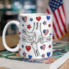 Forever Connected, Hand in Hand - Family Personalized 3D Inflated Effect Printed 3D Mug HA75 920386
