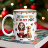 Custom Pet Photo Life Is Better With My Dogs Personalized 3D Inflated Effect Mug CH07 896556