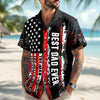 Personalized Best Dad Ever Patriotic 1776-2026 Hawaii Shirt LM32 668911
