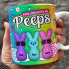 Custom Name Chilling With My Peeps 3D Inflated Effect Mug For Easter CH07 910294