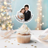 Custom Photo Look Who's Getting Married Cupcake Topper TH10 170575