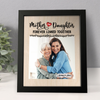 Custom Photo Mom And Daughter Forever Linked Together Personalized Picture Frame CH07 895306
