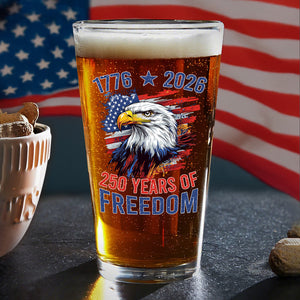 America Semiquincentennial 250 Years Of Freedom Beer Glass CH07 896708