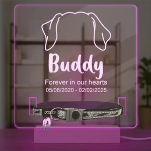 Personalized Forever In Our Heart Acrylic Collar Frame TH10 894097