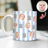 Custom Baby Face Best Dad, Mom Ever Print Full Mug - Personalized Gift for Parents LM32 899783