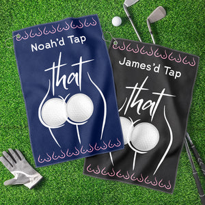 Personalised I'd Tap That Golf Towel Gift for Golf Lovers LM32 897671