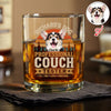 Personalized Professional Couch Tester Whiskey Glass Gift For Dog Lovers HO82 902444